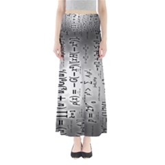 Science Formulas Full Length Maxi Skirt by Ket1n9