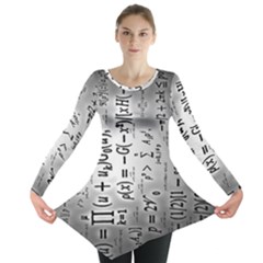 Science Formulas Long Sleeve Tunic  by Ket1n9