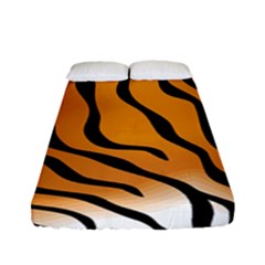 Tiger Skin Pattern Fitted Sheet (full/ Double Size) by Ket1n9