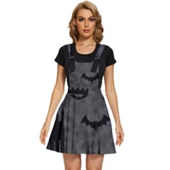 Halloween Background Halloween Scene Apron Dress by Ket1n9