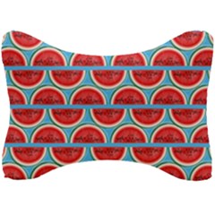 Illustrations Watermelon Texture Pattern Seat Head Rest Cushion by anzea