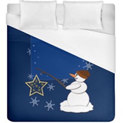 Snowman Duvet Cover (king Size) by 2607694c