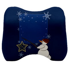 Snowman Velour Head Support Cushion by 2607694c