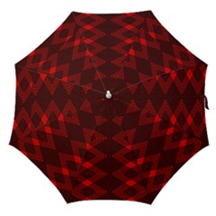 Pattern Black Red Straight Umbrellas by 2607694c