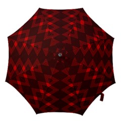 Pattern Black Red Hook Handle Umbrellas (medium) by 2607694c