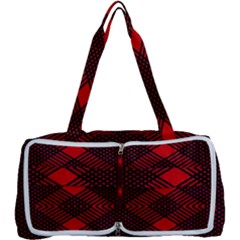 Pattern Black Red Multi Function Bag by 2607694c