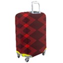 pattern black red Luggage Cover (Medium) View2