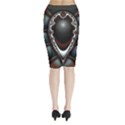 fractal eye Midi Wrap Pencil Skirt View2