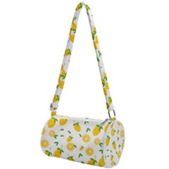 Illustrations Lemon Citrus Fruit Yellow Mini Cylinder Bag by anzea