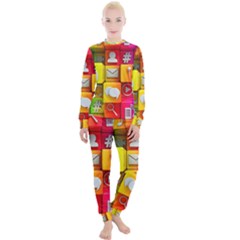 Colorful 3d Social Media Women s Lounge Set by Ket1n9