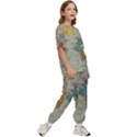 Vintage World Map Kids  T-Shirt and Pants Sports Set View3