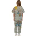 Vintage World Map Kids  T-Shirt and Pants Sports Set View4