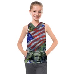 Usa United States Of America Images Independence Day Kids  Sleeveless Hoodie by Ket1n9