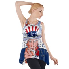 Independence Day United States Of America Side Drop Tank Tunic by Ket1n9