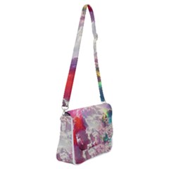 Clouds Multicolor Fantasy Art Skies Shoulder Bag With Back Zipper by Ket1n9