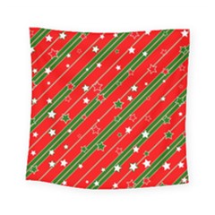 Christmas-paper-star-texture     - Square Tapestry (small) by Bedest