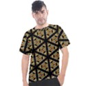 Pattern Stained Glass Triangles Men s Sport Top View1