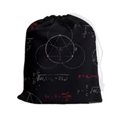 Math Board Circuit Circuits Computer Shield Tech Technology Drawstring Pouch (2xl) by Loisa77