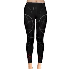 Math Board Circuit Circuits Computer Shield Tech Technology Inside Out Leggings by Loisa77