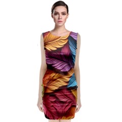 Autumn Classic Sleeveless Midi Dress by zappwaits