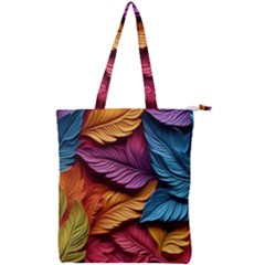 Autumn Double Zip Up Tote Bag by zappwaits