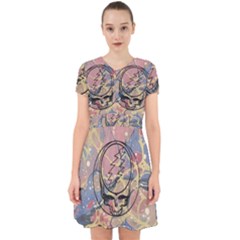 Grateful Dead Artsy Adorable In Chiffon Dress by Bedest