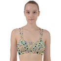 Plants Art Motif Flowers Line Them Up Sports Bra View1