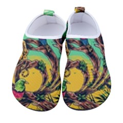 Monkey Tiger Bird Parrot Forest Jungle Style Men s Sock-style Water Shoes by Grandong