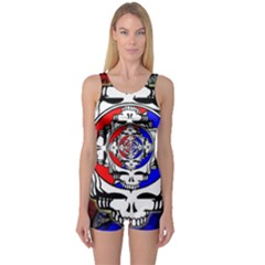 The Grateful Dead One Piece Boyleg Swimsuit by Grandong