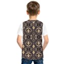 Vintage Batik Art Architecture Pattern Kids  Basketball Tank Top View2