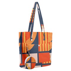 Square Shapes Pattern Design Everyday Shoulder Bag With Pouch Bag by Loisa77