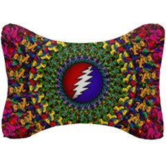 Grateful Dead Bear Pattern Seat Head Rest Cushion by Maspions