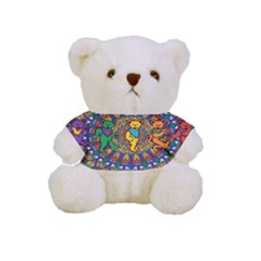 Dead Dancing Bears Grateful Dead Pattern Full Print Tee For Cuddly Teddy Bear by Grandong