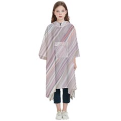 Marble Texture Marble Painting Kids  Hooded Rain Ponchos by Ndabl3x