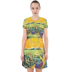 Grateful Dead Golden Road Adorable In Chiffon Dress by Bedest