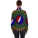 Grateful Dead Bear Pattern Women s High Neck Windbreaker View2