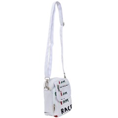 America  I Am Race Shoulder Strap Belt Bag by RiverRootz