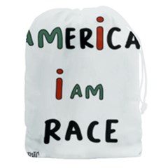 America  I Am Race Drawstring Pouch (3xl) by RiverRootz