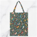 Birds Pattern Flowers Whimsical Classic Tote Bag View1