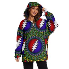 Grateful Dead Bear Pattern Women s Ski And Snowboard Waterproof Breathable Jacket by Maspions