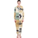 Egyptian Flat Style Icons Hooded Jumpsuit (Ladies) View1