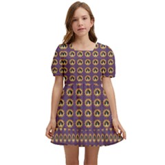 Olimedpurp Kids  Short Sleeve Dolly Dress by snowwhitegirl