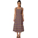 Olimedpurp Square Neckline Tiered Midi Dress View1