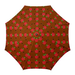 Apple Arrow Pattern Design Drawing Golf Umbrellas by Proyonanggan