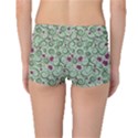 Swirls Foliage Leaves Green Boyleg Bikini Bottoms View2