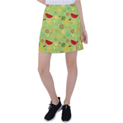 Art Fruits Pattern Tennis Skirt by Maspions