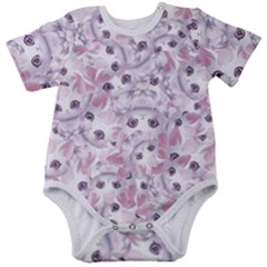 Sweet Kawaii Kitty Pattern (ai) Bk Baby Short Sleeve Bodysuit by dflcprintsclothing