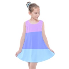 Pastel Colour, Blue, Lilac, Orange, Pastel, Pink, Romance Kids  Summer Dress by kyorashop23