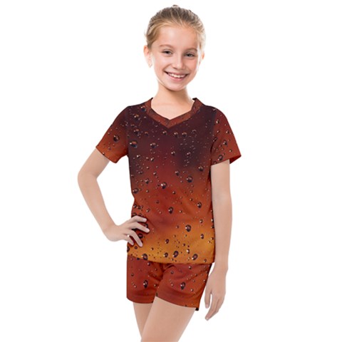 Water Drops, Lui, Amazing Kids  Mesh T-shirt And Shorts Set by kyorashop23