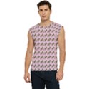 Fern Pattern 2 Pink Men s Raglan Cap Sleeve T-Shirt View1